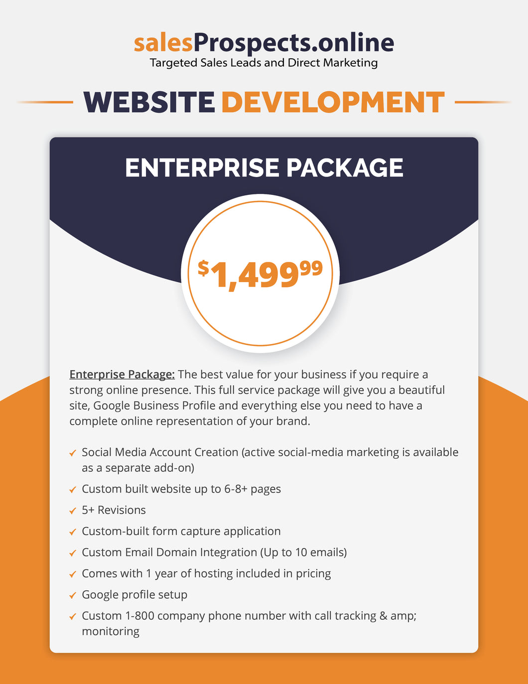 Website Development: Enterprise Package